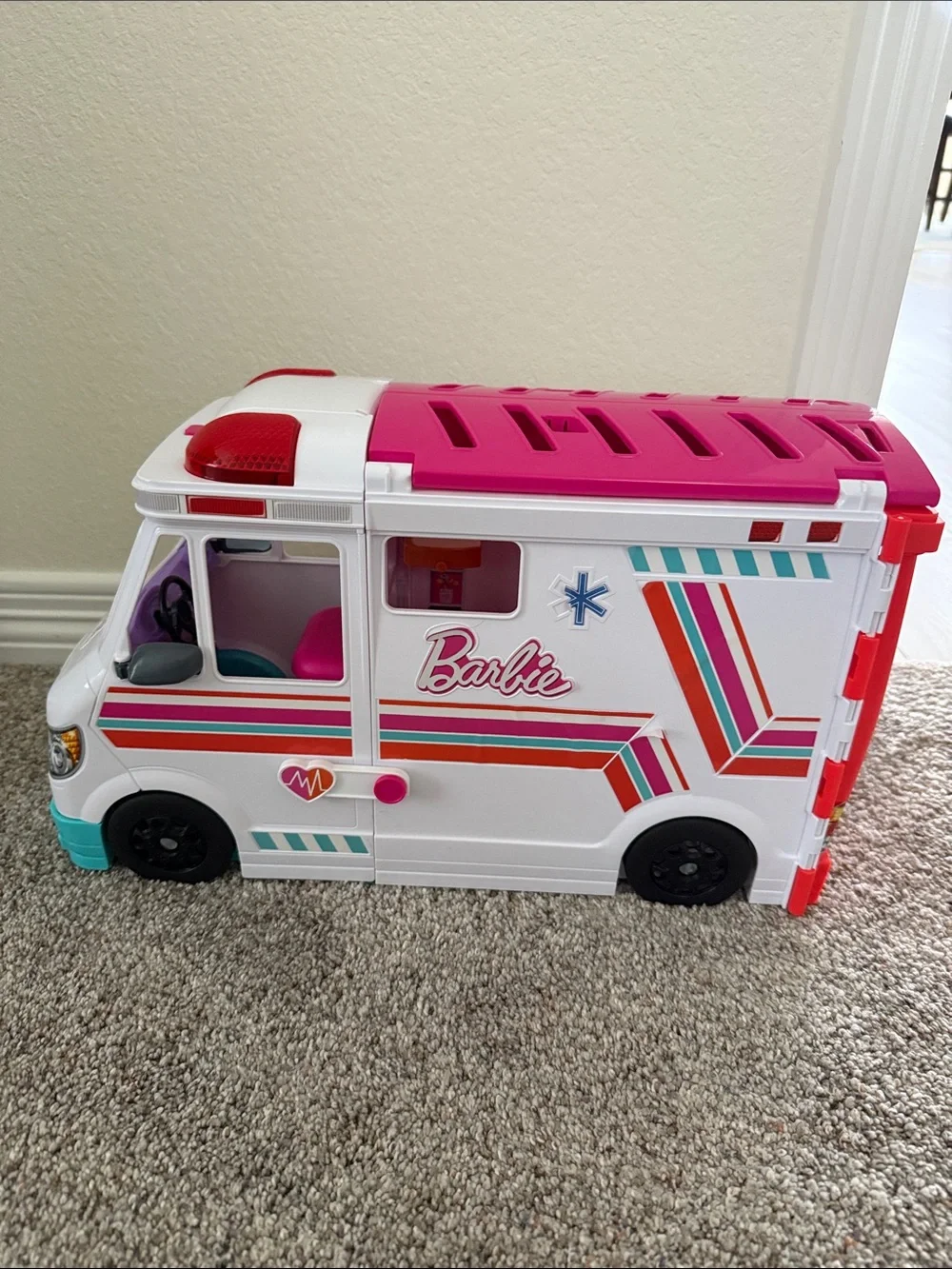 Mattel Barbie Transforming Ambulance and Care Clinic Playset model HKT79